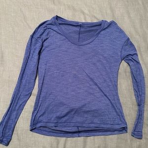 Lululemon long sleeve blue size 6